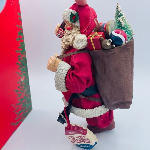 Vintage Clothique Possible Dreams Santa Claus Pepsi Cola Bottle Cap Figure 1989 - Picture 2 of 12